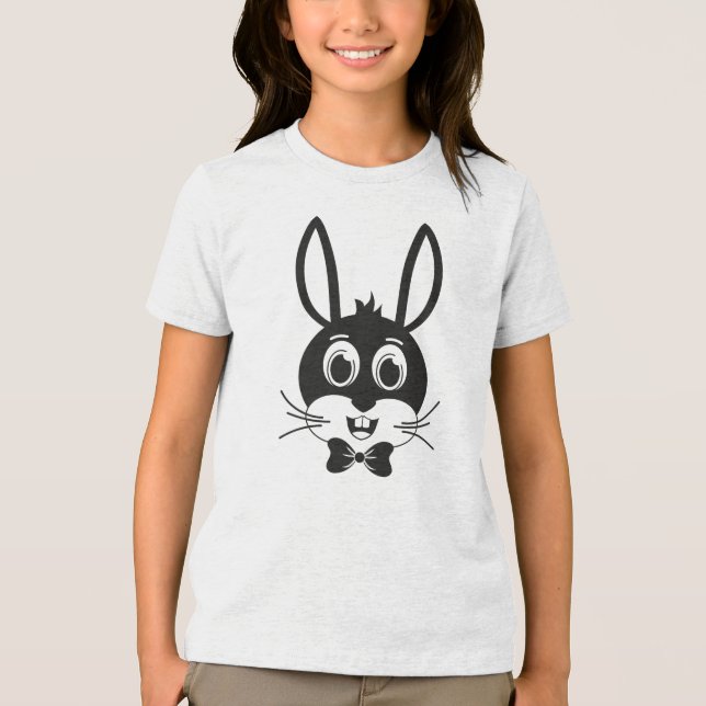 Bunny Face Boy-32886 Tri-Blend Shirt (Front)