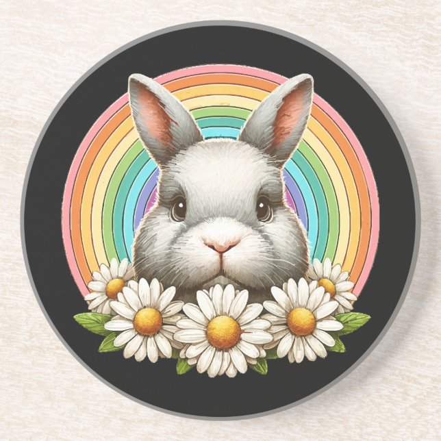 Bunny Face Coaster (Front)