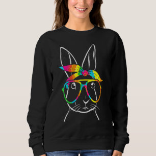 Bunny Face Sunday Chocolate Egg Bunny Rabbit Easte Sweatshirt