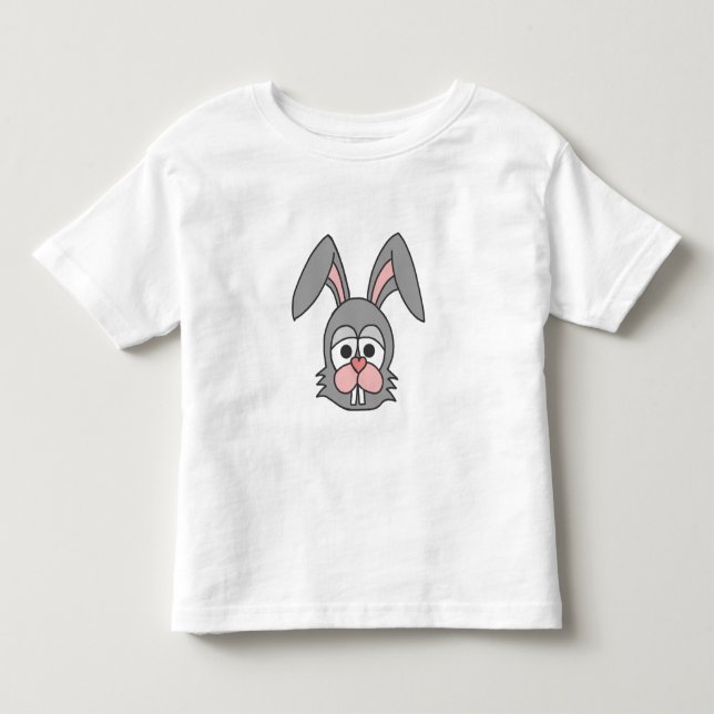 Bunny Face Toddler T-Shirt (Front)