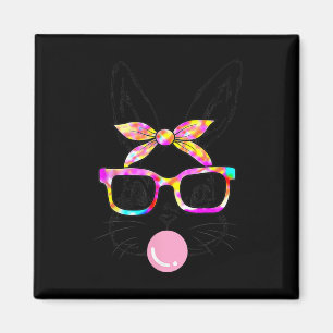 Bunny Face With Sungles For Boys Men Kids Easter D Magnet