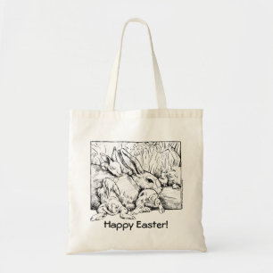Bunny family Easter Egg Bag