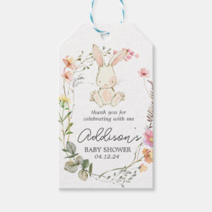 Bunny favor tag, bunny gift tag, gift tags