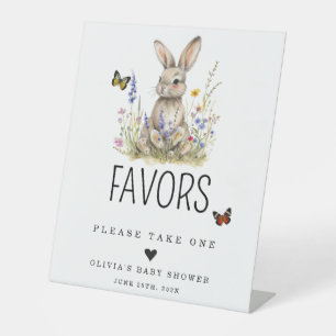 Bunny favours Sign