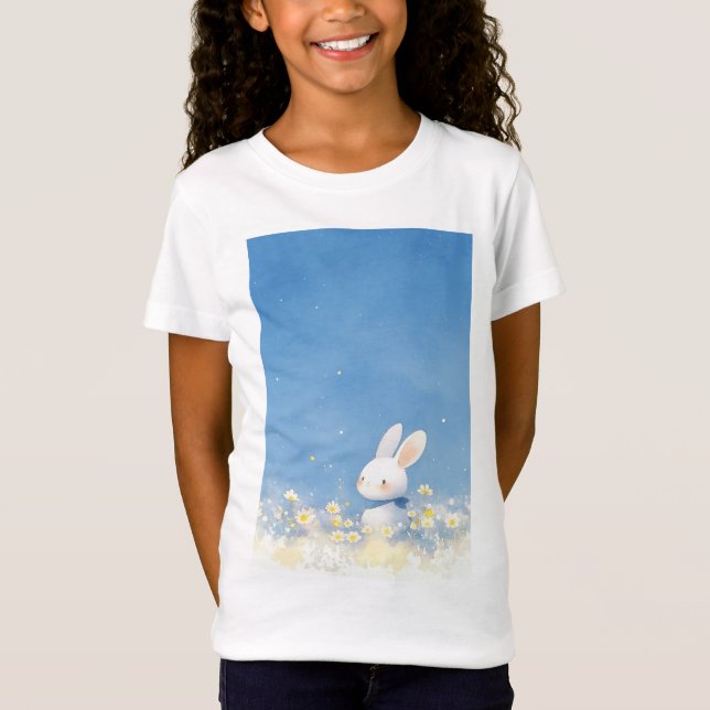 Bunny Floral Fantasy T-Shirt (Front)