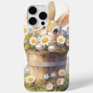Bunny Flower Hiding Place iPhone 15 Pro Max Case