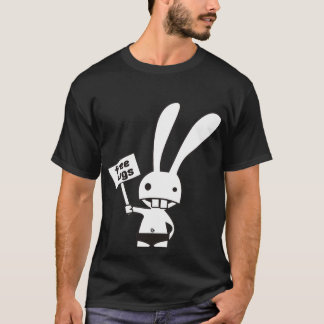 bunny free hugs t-shirt