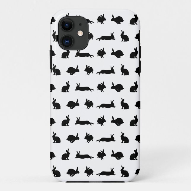 Bunny Frenzy iPhone 5 Case (Choose colour) (Back)