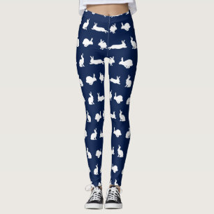 Bunny Frenzy Leggings (Navy)