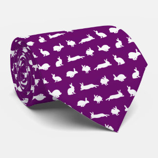 Bunny Frenzy Tie (Fuschia)