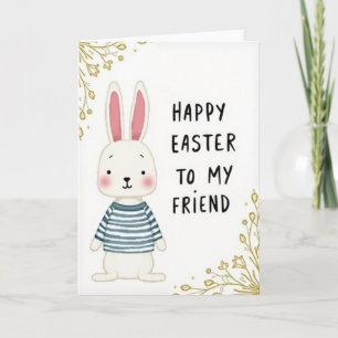 Bunny Friend Easter Card