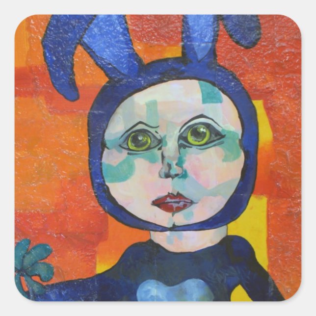 Bunny Friend Sticker (Front)