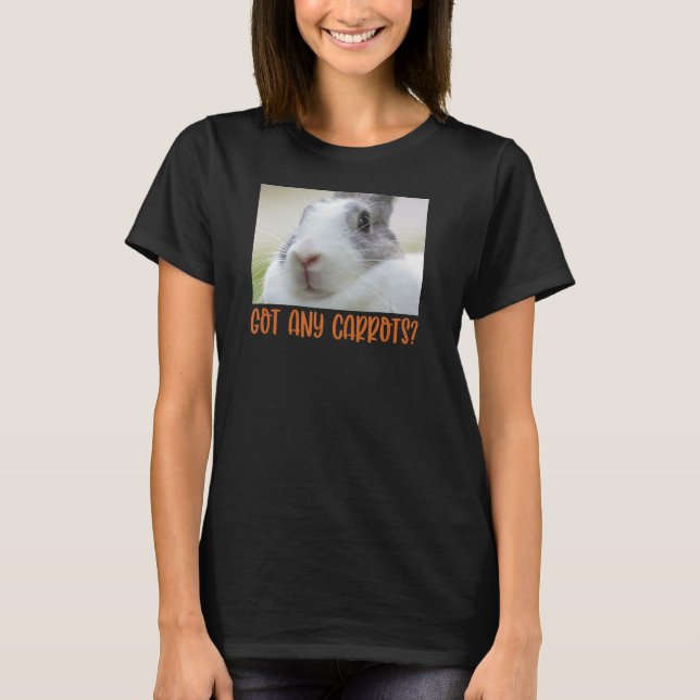 Bunny Funny Rabbit Got Any Carrots Kids T-Shirt (Front)
