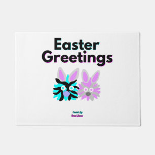Bunny Fuzzies Doormat