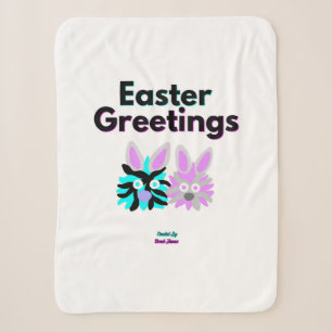 Bunny Fuzzies Small Sherpa Blanket