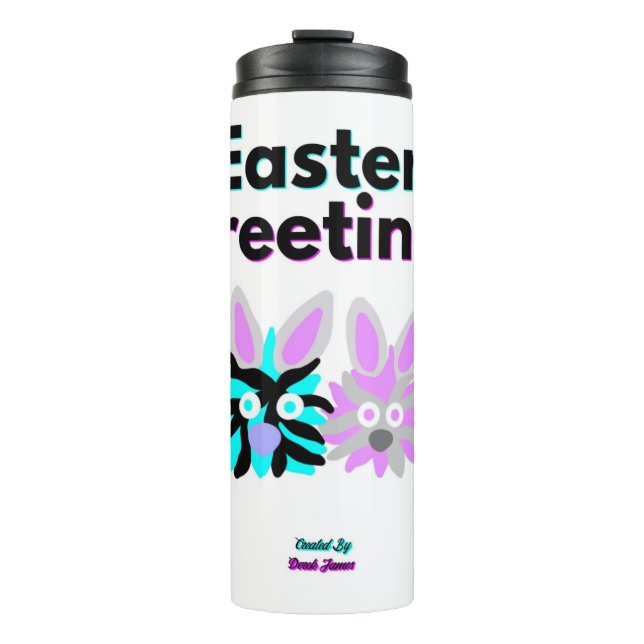 Bunny Fuzzies Thermal Tumbler (Front)