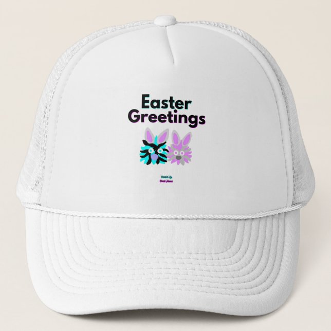 Bunny Fuzzies Trucker Hat (Front)