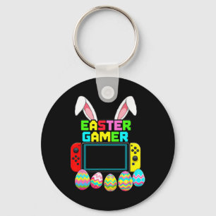 Bunny Gaming Controller Gamer Boys Funny Video Gam Key Ring