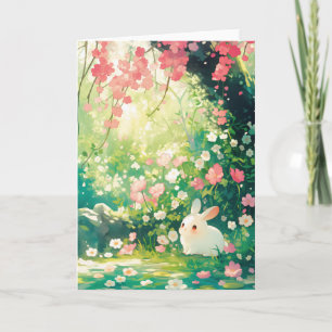 Bunny Garden of Dreams Card