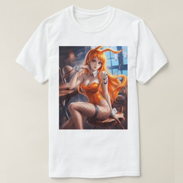 Bunny Girl Nami V2 15 T-Shirt (Design Front)