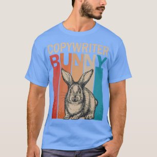Bunny Graphic Matching Retro writer Easter Day Cos T-Shirt