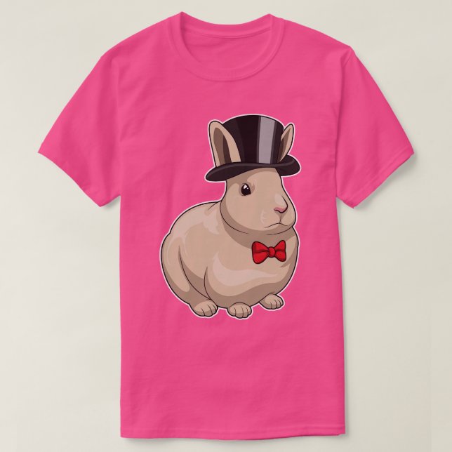 Bunny Groom Cylinder Wedding T-Shirt (Design Front)