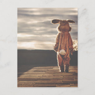 bunny grunge postcard