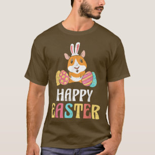 Bunny Guinea Pig Egg Resurrection Happy Easter Jes T-Shirt