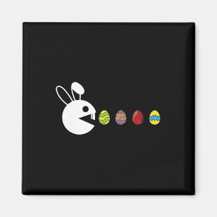 Bunny Happy Easter Egg Hunting Video-game Gamer Magnet