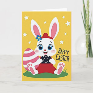 Bunny Happy Easter Occasion Card
