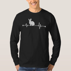 Bunny Heartbeat Rabbit Graphic T-Shirt