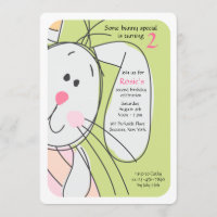 Bunny Hide-and-Seek Invitation