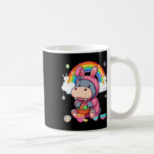 Bunny Hippo Easter Hunting Eggs Basket Colourful R Coffee Mug