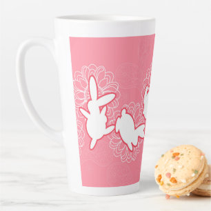 Bunny Hop Fun Latte Mug