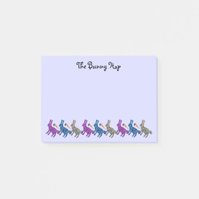 Bunny Hop Post-it® Notes 4 x 3 (Front)