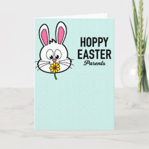 Bunny Hoppy Easter Parents Card