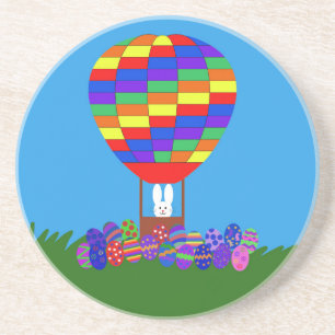 Bunny Hot Air Balloon #2 Coaster
