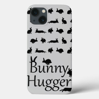 Bunny Hugger iPad Mini Case (Light Grey)