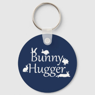 Bunny Hugger Keyring (Navy)