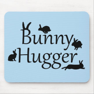 Bunny Hugger Mousemat (Light Blue)