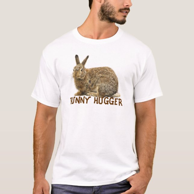 BUNNY HUGGER Wild Rabbit Collection T-Shirt (Front)
