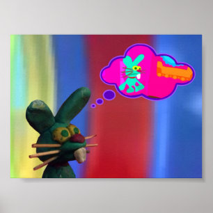 Bunny Imagines Being Animated Poster