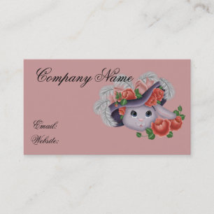 Bunny in a Grand Hat Business Cards