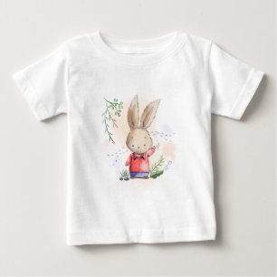 Bunny in a Red Shirt