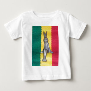 Bunny in Rasta Colours: A Touch of Groovy Art Prin Baby T-Shirt