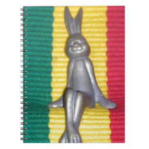 Bunny in Rasta Colours: A Touch of Groovy Notebook