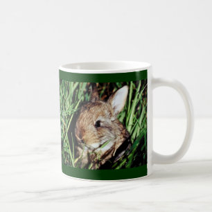 Bunny in the Grass Coffee Mug