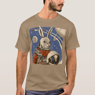 Bunny Joins The Brave Space Faring Crew Russian Ha T-Shirt