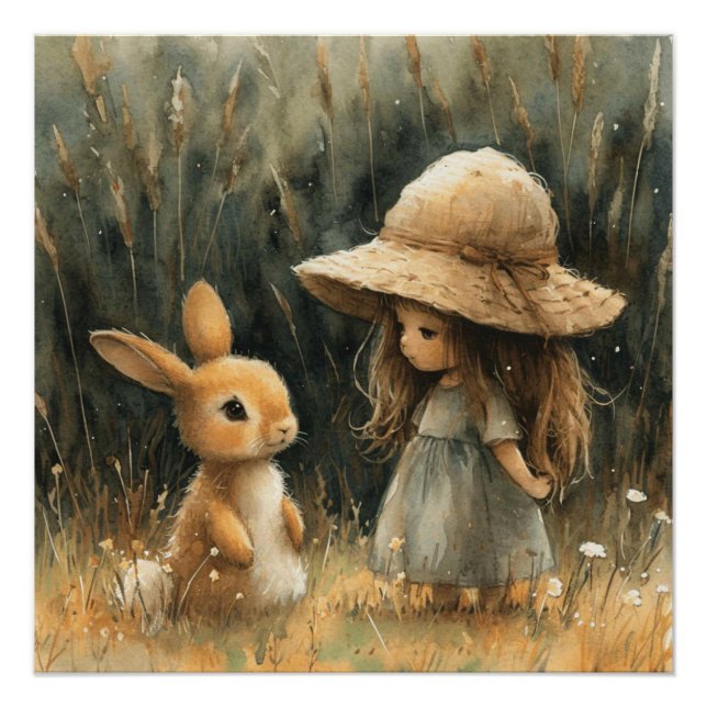 Bunny Joy : A Bit of Whimsy Bunny Poster (Front)