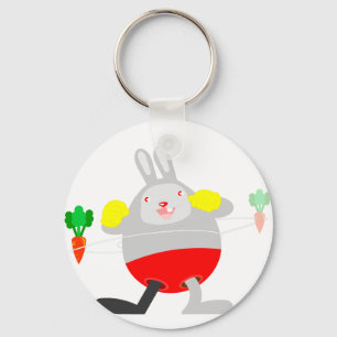 bunny key ring